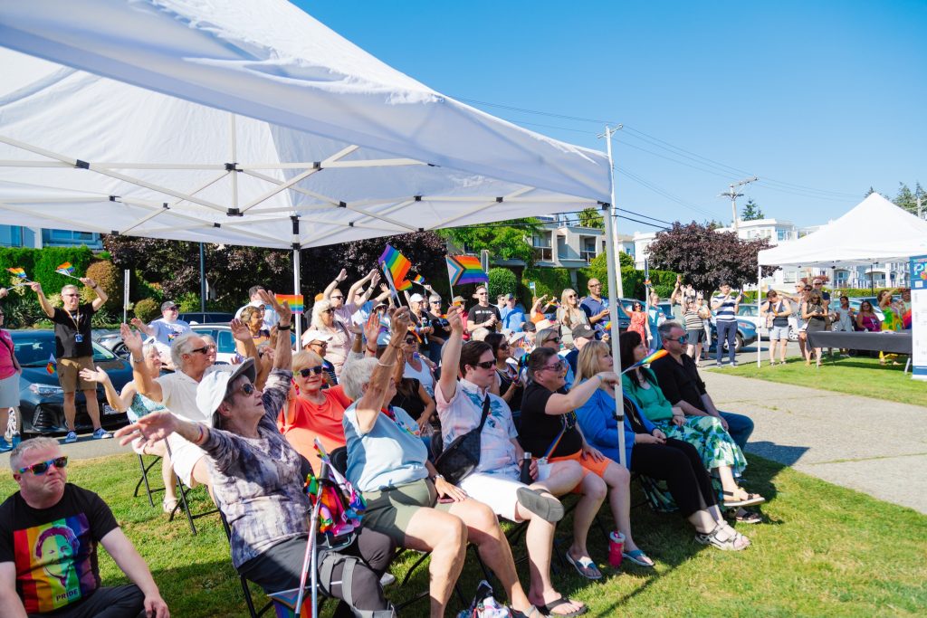 ways to support the white rock pride society